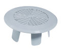 Ventilasjonsrist 3” 80-90 mm grå
